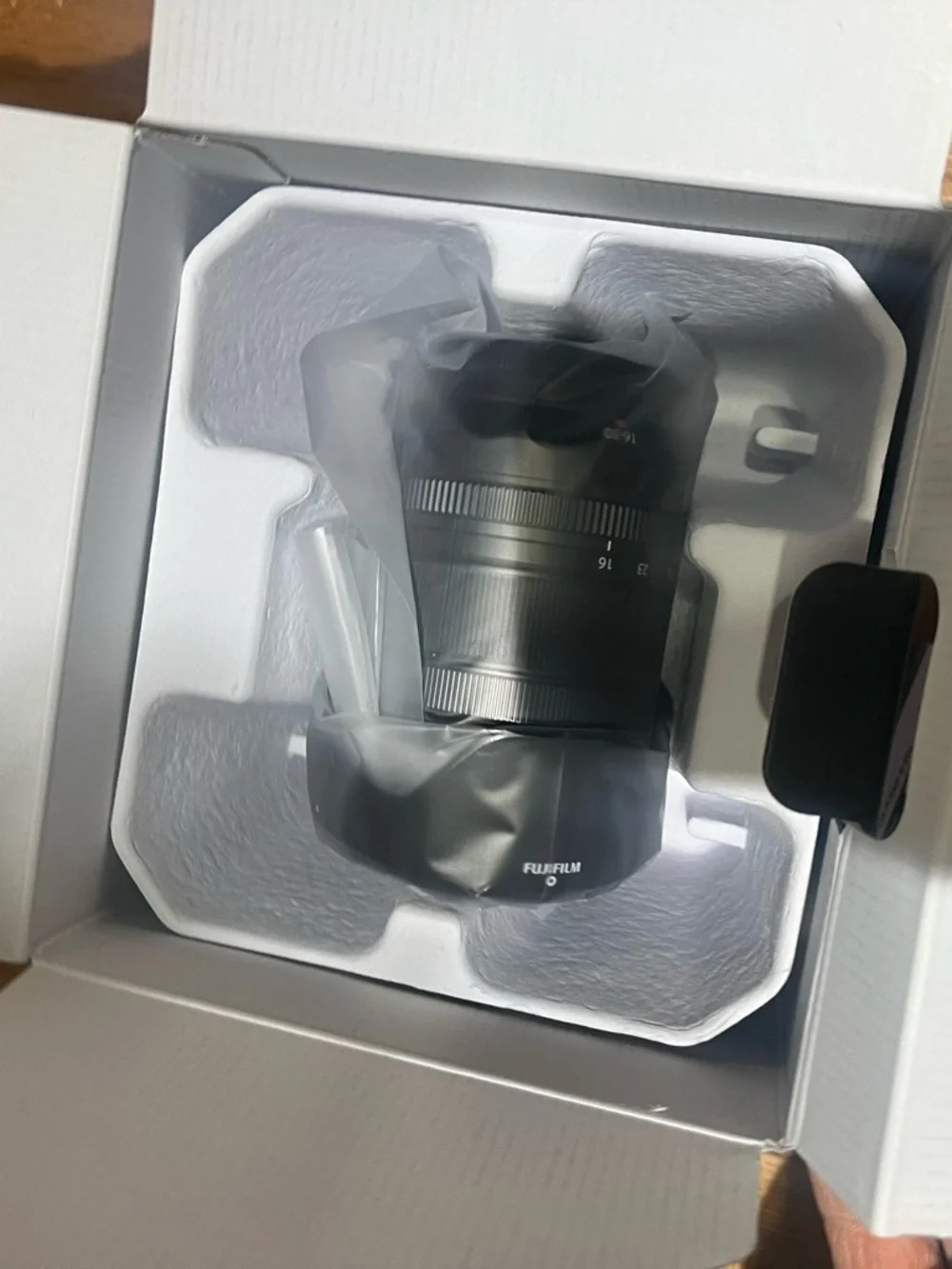 The Fujifilm XF 16-50mm f/2.8-4.8 R LM WR lens Black